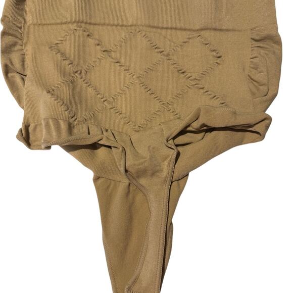 Seamless Maternity Shapewear Thongs high waisted Underwear nude black Set Small - Picture 7 of 14